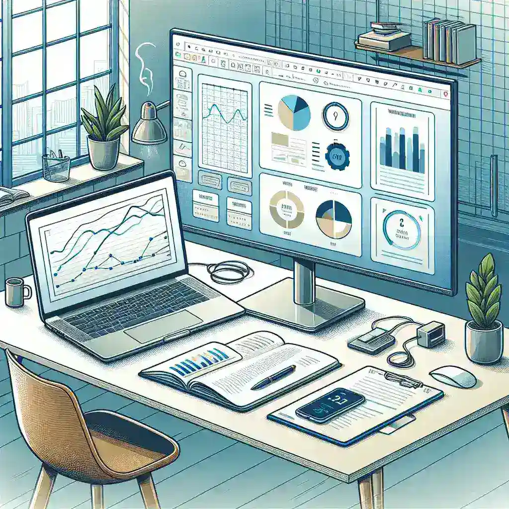Can an LED monitor be used as a second screen for a laptop?