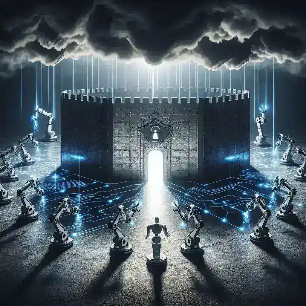 "Illustration of an incident response automation system dashboard showcasing real-time cybersecurity threat detection and response workflows, emphasizing the advancements in cybersecurity defense strategies."